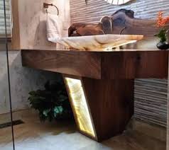 31 double vanity for small bathroom. Building A Floating Vanity With A Live Edge Walnut Slab Hometalk