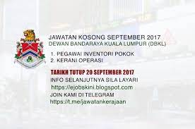 Human resources development act popular jobs. Jawatan Kosong Terkini Dbkl September 2017