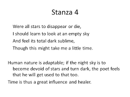 Stanzas of 2 lines are called couplet, stanzas of 3 lines are called tercet and stanzas of 4 lines are called quatrain. The More Loving One W H Auden Lecture Ppt Video Online Download