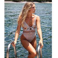 Shop Siamese One Piece Swimsuit Bohemian Bikini At Victoriaswing Personal Womens Clothing Online Store High Quality Boho Swim Suits Bohemian Bikini One Piece