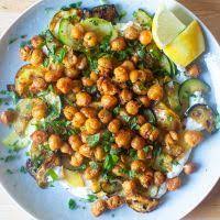 Crisped Chickpeas With Herbs And Garlic Yogurt Recipe Smitten Kitchen Recipes Entree Recipes Smitten Kitchen