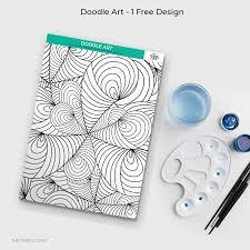 Download Free Printable Doodle Art Mandala Coloring Book The Tender Curve