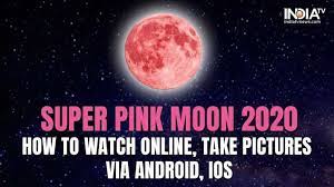 Pink moon, full moon april 2021. April Super Pink Moon 2020 How To Watch Online Take Amazing Shots On Android Ios Technology News India Tv