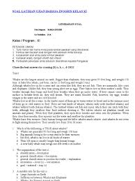 Maybe you would like to learn more about one of these? Soal Un Bahasa Inggris Kelas 9 Tes Online Jawabanku Id