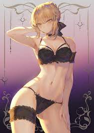 Saber Alter in lingerie Post By Sexy Xxx NeedyOverdose on ecchi