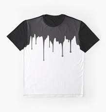 Black And White Drip Background Black Paint Drips Over White Background Graphic T Shirt By Jenny Zhang Black Paint Drip Painting White Background