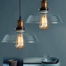 $7.00 coupon applied at checkout. Modern Vintage Industrial Retro Loft Glass Ceiling Lamp Shade Pendant Light Moonlight Retail