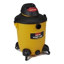 Cover up its filter cage with the foam sleeve if the water that you're cleaning up contains any solid waste. Pump Series Shop Vac