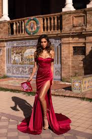موديلات فساتين سهرة من موضة صيف 2020 عليك اختيارها dresses prom dresses red satin dress