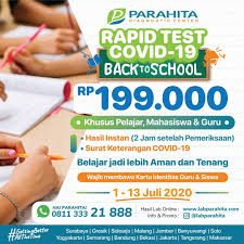 On Sbmptnfess On Twitter Ptn Guys Buat Yang Di Sby Mungkin Terhalang Biaya Buat Rapid Test Di Parahita Ada Promo Lumayan Guyss Mungkin Bisa Membantu Https T Co Nkmdiasrvc