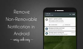 How To Remove Sticky Non Removable Android Notifications How To Remove Android Storage Android