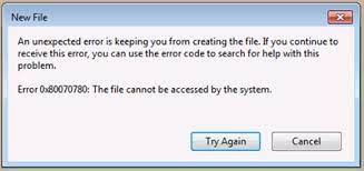 Fixed The File Cannot Be Accessed By The System In Windows 10