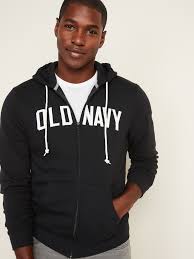 Logo Graphic Zip Hoodie For Men Old Navy