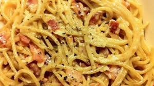 Italian Carbonara With Bacon Recipe Carbonara Bacon Recipes Italian Carbonara Recipe