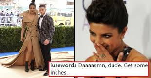 And priyanka chopra and her husband nick jona certainly gave the event their all as they were seen stepping out of a london studio on monday afternoon. Priyanka Chopra S New Boyfriend Nick Jonas Is Shorter Than Her And Netizens Can T Stop Laughing