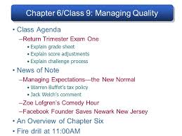 1 Explain Product Quality And Quality Management 2 Explain Roles Of Various Business Functions In Determining Product Quality 3 Describe Core Values And Ppt Download