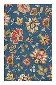 Hand knotted bamboo silk and wool material. Jaipur Living Feria Hand Tufted Floral Leaves Blue Area Https Www Amazon Com Dp B00ieiwyvi Ref Cm S Floral Area Rugs Jaipur Living Damask Pattern Design
