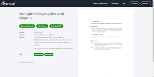 We did not find results for: Using Bibliographies On Overleaf Overleaf Online Latex Editor