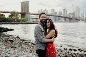 Collection by andrew prokos photography. Julie Ben Brooklyn Bridge Park Engagement Session Lauren Spinelli Photography