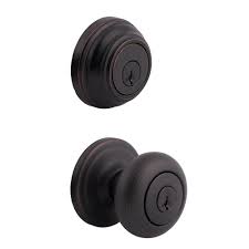 Make sure every door looks its best by installing new door handles. Kwikset Juno Venetian Bronze Exterior Entry Door Knob And Single Cylinder Deadbolt Combo Pack Featuring Smartkey Security 991j 11p Smt Cp The Home Depot