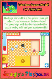 Play This Fun Online Game With Your Child Hamster Mini Golf Is For One Or Two Players Challenge Your Child S Thi Fun Online Games Puzzle Games For Kids Games