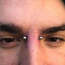 Fresh Bridge Piercing By Mollymaemoon 920tattoo 920tattooco 920tattoocompany Oshkosh Oshkoshwi Oshkoshwiscon Face Piercings Bridge Piercing Piercing