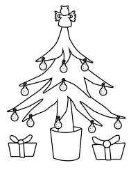 The best selection of royalty free drawing pine tree outline vector art, graphics and stock illustrations. Christmas Tree Outline Coloring Home