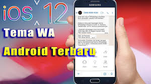 Cara Merubah Tema Whatsapp Android Seperti Iphone X Ios 11 Youtube