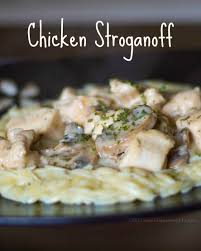 Chicken breast's tendency to dry out has given it a bad reputation. Reduced Fat Chicken Stroganoff Carrie S Experimental Kitchen