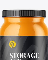 Download Glossy Storage Jar Mockup In Jar Mockups On Yellow Images Object Mockups Yellowimages Mockups