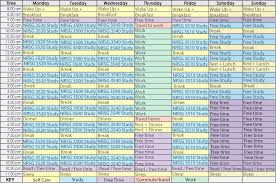 Download a free schedule template for school, business, or family to keep everything on track. Develop A Weekly Schedule That Works Learning To Learn Online