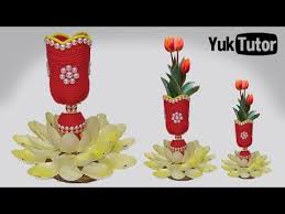 Tutorial cara membuat lampu hias dari botol plastik dan sendok plastik 5 ide kreatif vas bunga dari barang bekas coconut tree from plastic bottle bunga mewah dari botol plastik bekas share details on how to make a unique garden coffee table from 1000 bottle caps / cement and tires. Cara Bikin Vas Bunga Guru Galeri