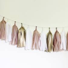 Quasten Girlanden Set Golden Gold Diy Girlande Hochzeit Girlanden Basteln