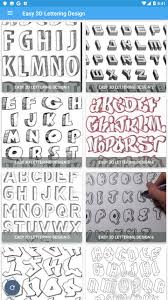 Gambar grafiti huruf dari a z. Mudah 3d Lettering Design For Android Apk Download