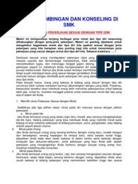Materi bk smk kelas xii. Materi Bimbingan Dan Konseling Di Smk