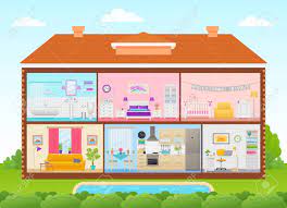 A recent example is a painted rendition of scrooge mcduck entitled greed. House Interior Vector House Inside In Cut With Roof Pool Royalty Free Cliparts Vectors And Stock Illustration Image 110398738