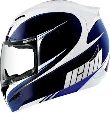 Icon Airmada Salient Blue Purple Motorcycle Helmet Motorcycle Helmets Icon Helmets