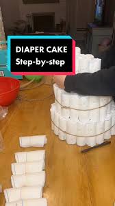 DIAPER CAKE Step-by-step Tutorial
