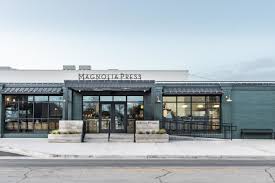 A Look Inside Magnolia Press Magnolia Coffee Shop Cozy Coffee Shop Fresh Farmhouse