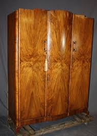 Art Deco Triple Armoire In Burl Walnut Apr 04 2015 King Galleries In Ga Art Deco Art Deco Furniture Deco