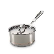 All Clad Copper Core 1 5 Qt Stainless Steel Covered Saucepan Bed Bath Beyond All Clad Saucepan Stainless