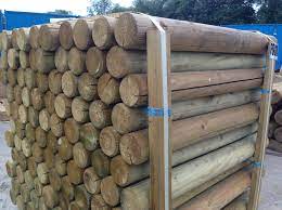 Reinforced concrete palisade wall with tie back anchors. Retaining Wall Posts Hillsborough Fencing