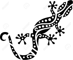 Black And White Leopard Gecko Clipart Pin On Biser Paetki