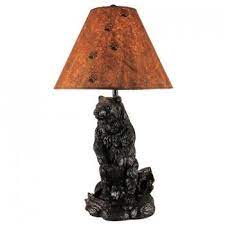 Check spelling or type a new query. Rustic Table Lamps Bear Moose Lodge Style Decor