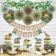 5 pcs 22 inch giant zoo animal balloons,jungle safari animals balloons,baby shower decor,forest theme birthday party decorations. Safari Animal Themed Baby Shower Cheap Online Shopping