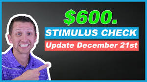 Stimulus Check Update December 21st 2020 Youtube