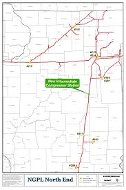 The national pipeline mapping system contains information about hazardous liquid and gas transmission pipelines under the jurisdiction of us dot phmsa. Kinder Morgan S Ngpl Chicago Market Expansion Project Map