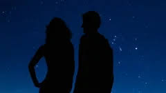 We are all in the gutter but some of us are looking up, at the stars. Loving Couple Shadow Hugging And Looking Stock Video Pond5