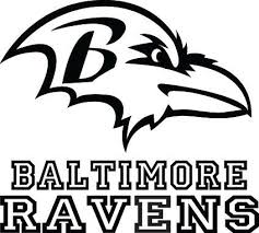 Baltimore Ravens Logo Black And White Baltimore Ravens Football Logo Name Custom Vinyl By Vinylgrafix Baltimore Ravens Football Ravens Football Football Logo