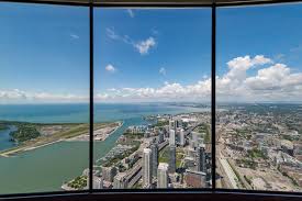 Tonight the #cntower will be lit. Breathtaking Views From Toronto S Cn Tower One Of Earth S Tallest Metal Structures Askmigration Canadian Lifestyle Magazine